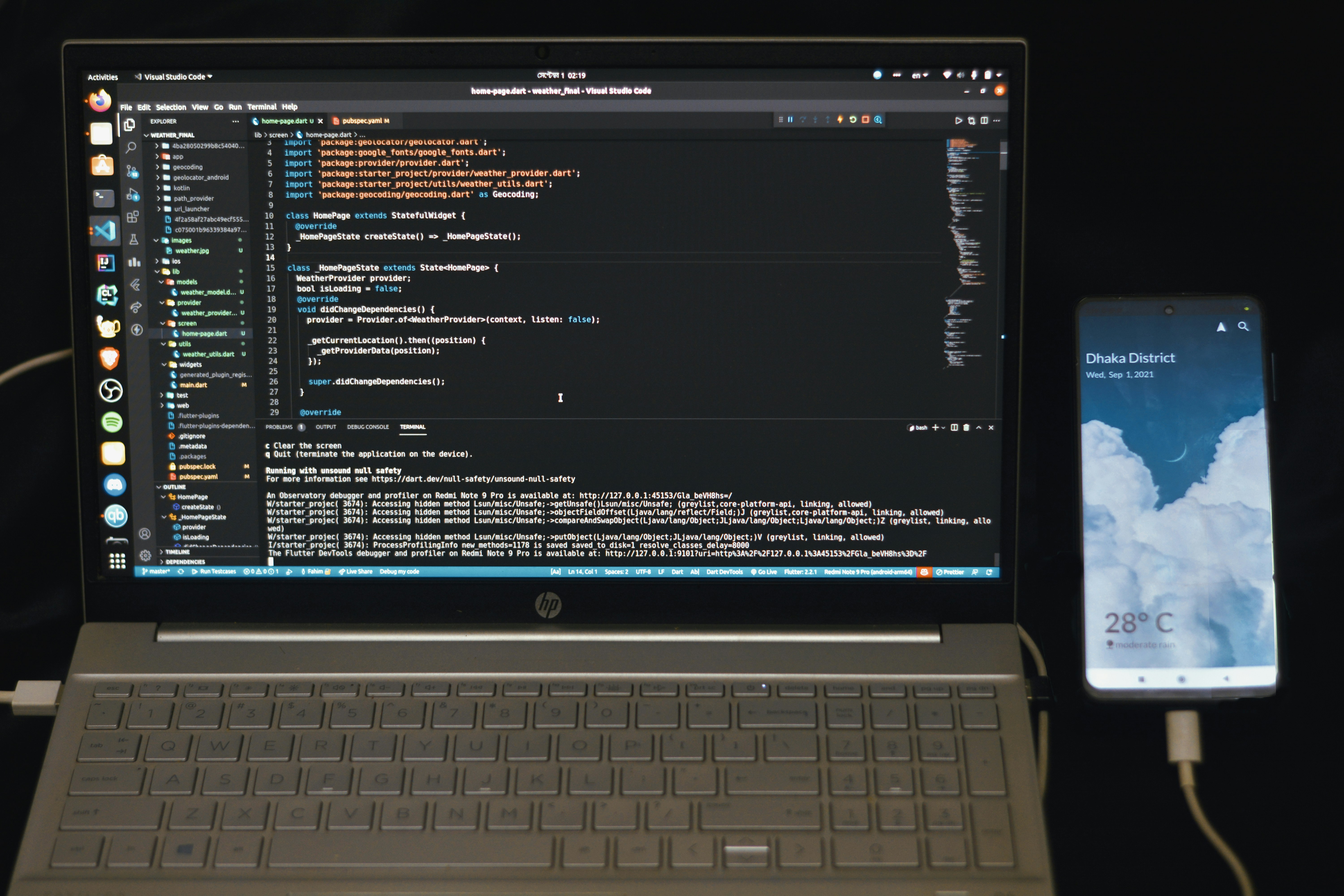 Deployment interface showing successful production push